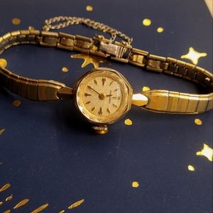 Vintage Women's Longines 10K Gold Winding Watch Dainty Small